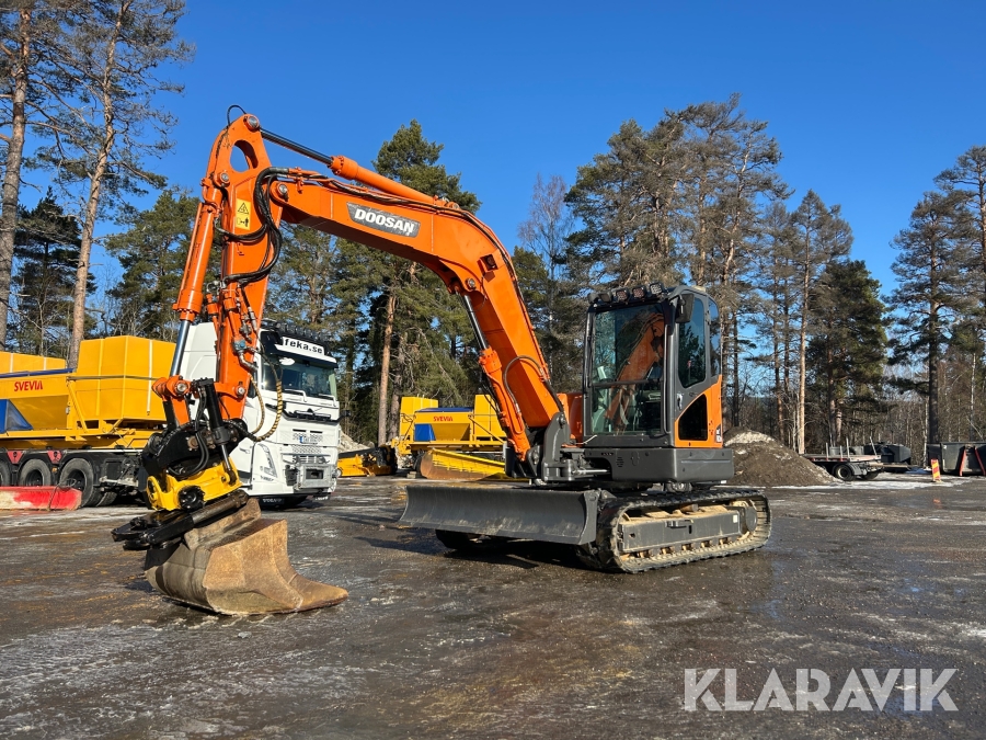 Grävmaskin Doosan DX80R