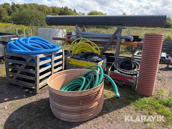 Markrör, slangar, kopplingar