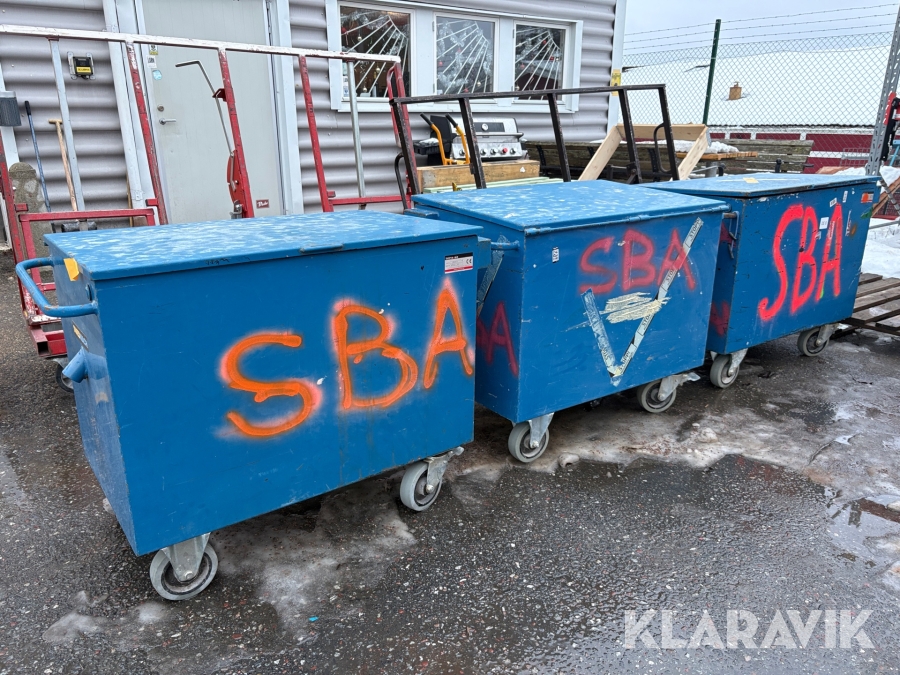 Verktygsvagn Intra 3st