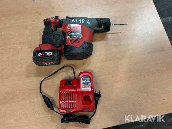 Borrhammare Milwaukee M18 FHAFOH16 med hepafilter