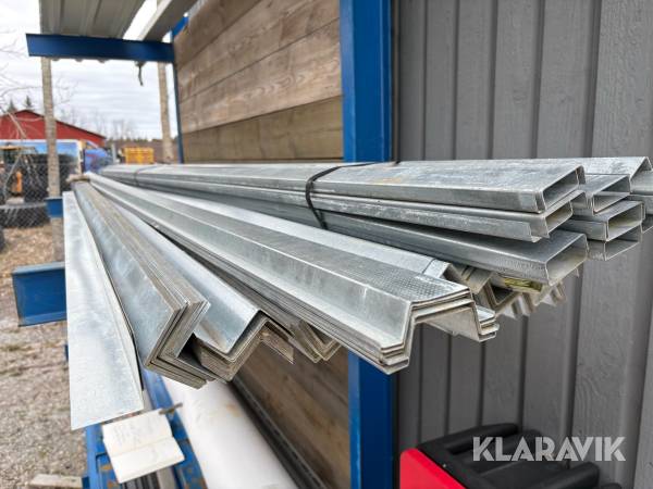 Stålprofiler blandat parti