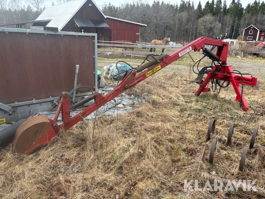 Grävaggregat Sonnys för 3-punkt