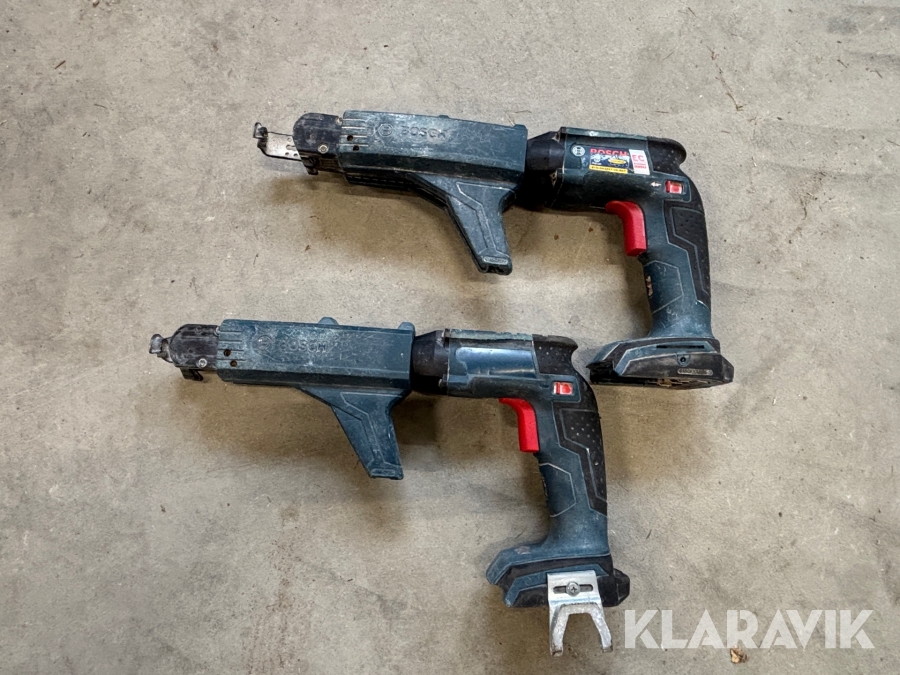 Gipsskruvdragare Bosch GSR 18 V-EC TE 2st med 2st skruvmagasin