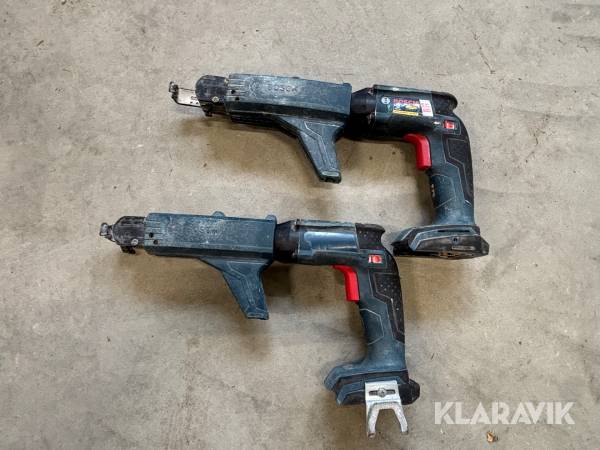 Gipsskruvdragare Bosch GSR 18 V-EC TE 2st med 2st skruvmagasin