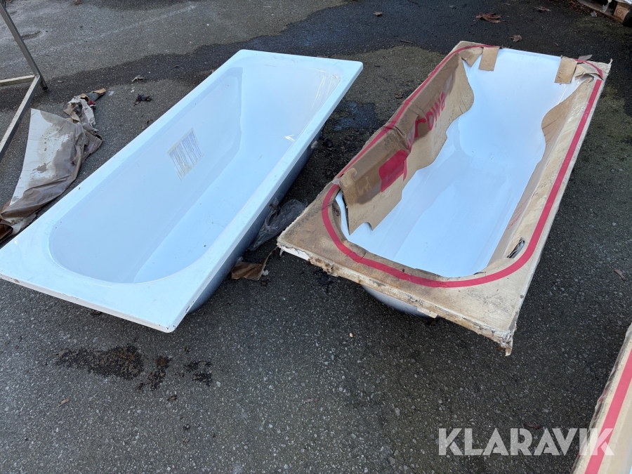 Badkar Alpinweiss 2 st