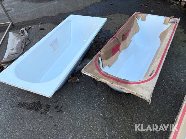 Badkar Alpinweiss 2 st