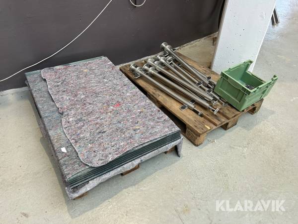 Glasräcke för inomhusbruk