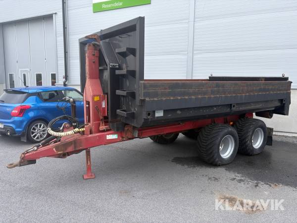 Lastväxlarvagn Bigab 12-15 med schaktflak