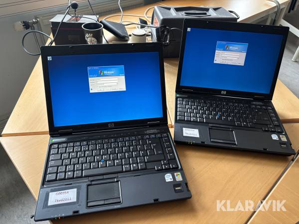 Bärbara datorer HP Compact nC6400 2st med väskor