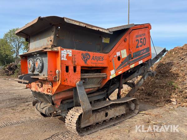 Mobilt Krossverk Arjes Impaktor 250 evo - 2 vals långsamtgående