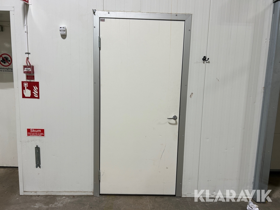 Kylrumsdörrar Thermod med aluminiumkarm 2 st