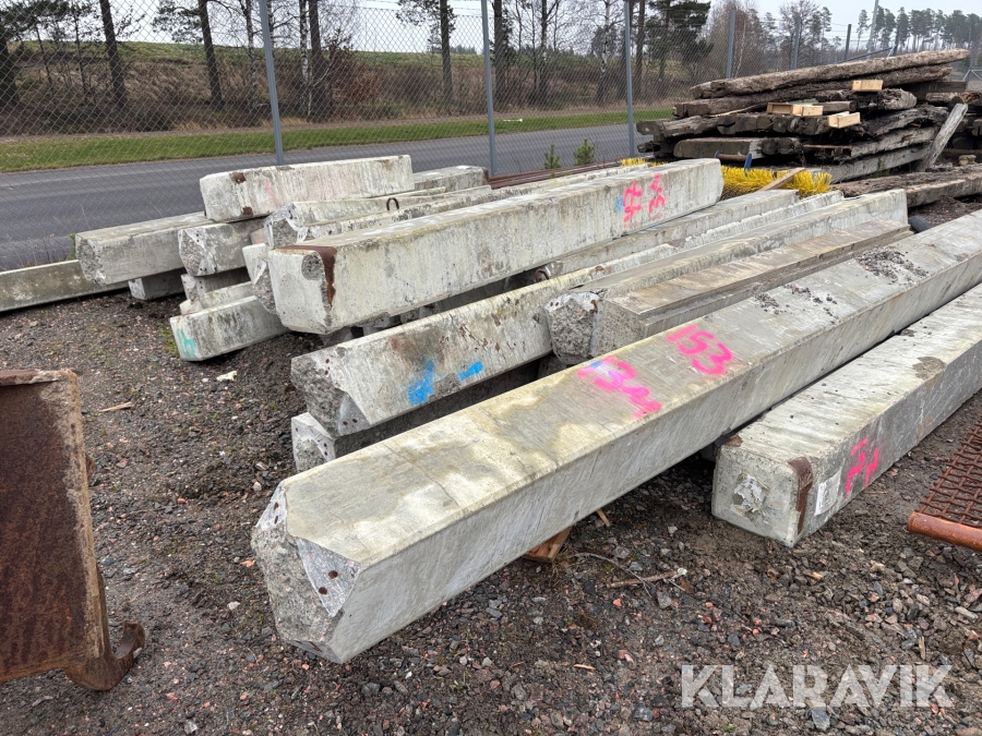 Pålkap / Betongpålar Centrum Pile 33st