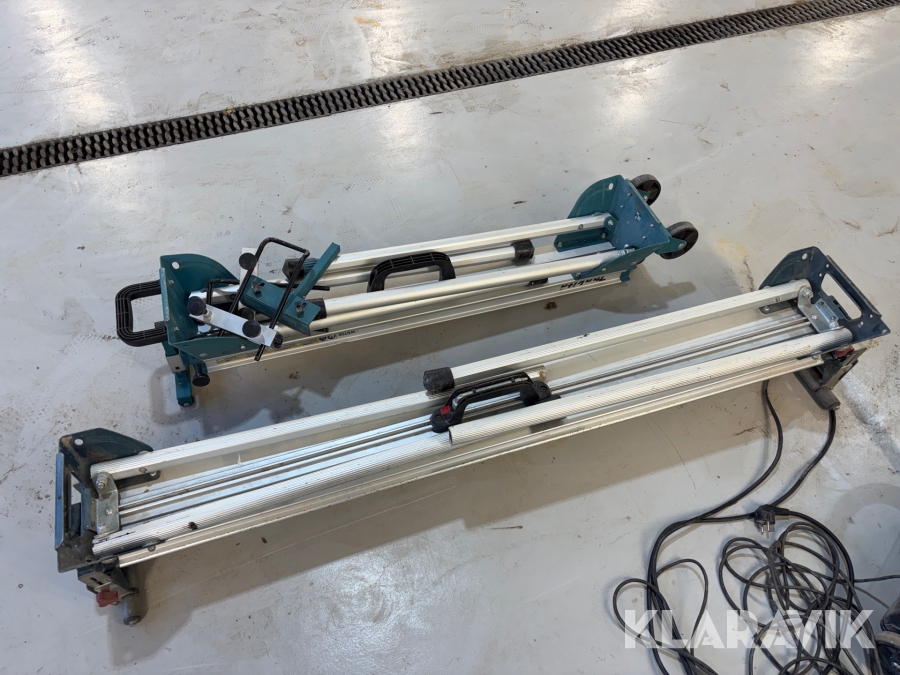 Sågbord Makita WST06 och Bosch GTA3800