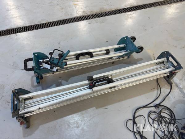 Sågbord Makita WST06 och Bosch GTA3800