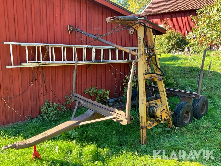 Skogsvagn med Vajerkran Star