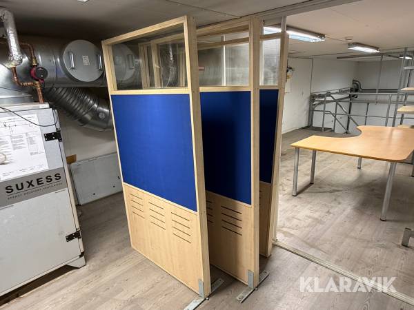 Avskärmningsväggar 4st