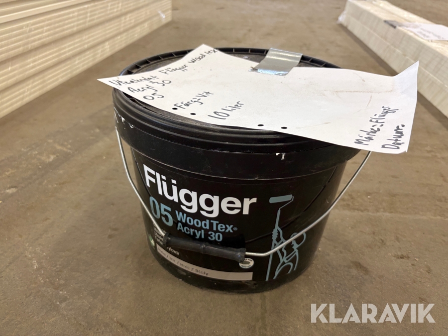 Färg Uteakrylat Flugger Wood Tex Acryl 30