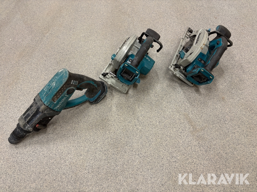 Cirkelsåg 2 st Borrhammare Makita