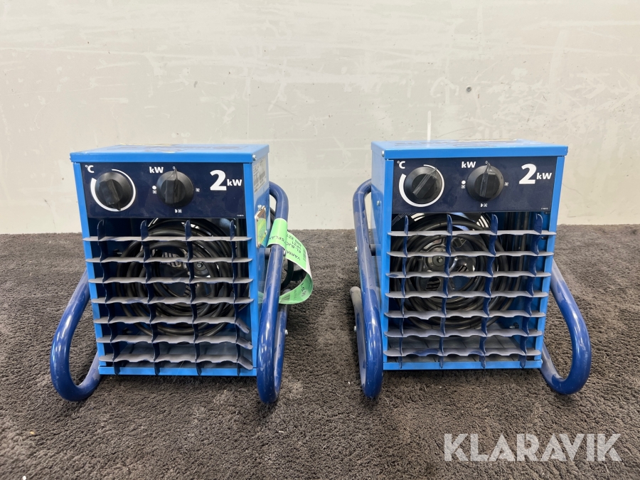 Varmluftsfläktar El-Björn VF21A 2st