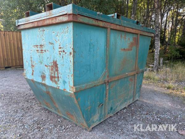 Liftdumperflak / liftdumpercontainer med lock