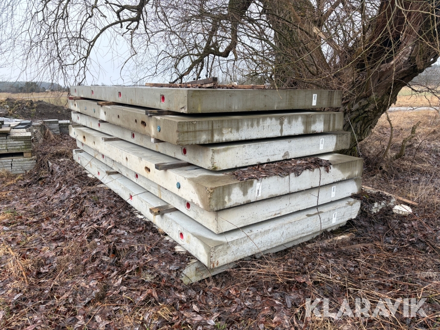 Betongblock för oljerum/skyddsrum