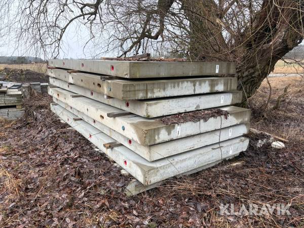 Betongblock för oljerum/skyddsrum