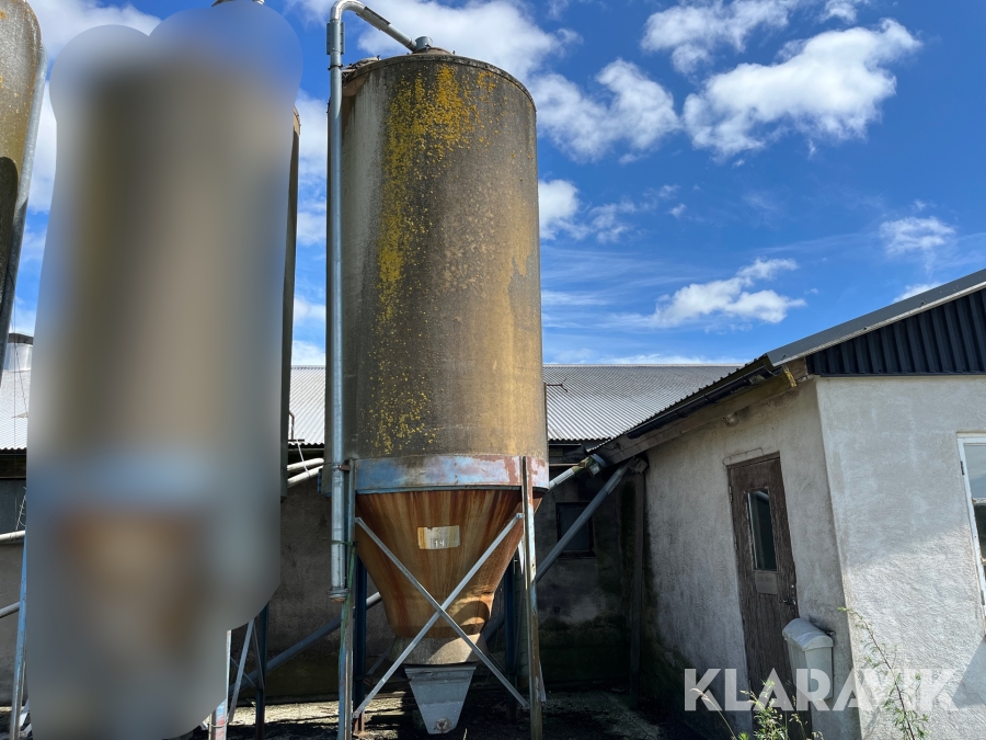 Fodersilo 7x2,2m glasfiber