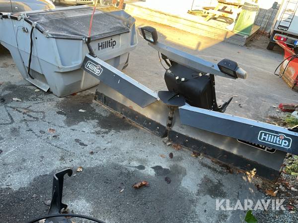 Sandspridare och vikplog Hilltip Snowstriker 2250-VP / Icestriker 550