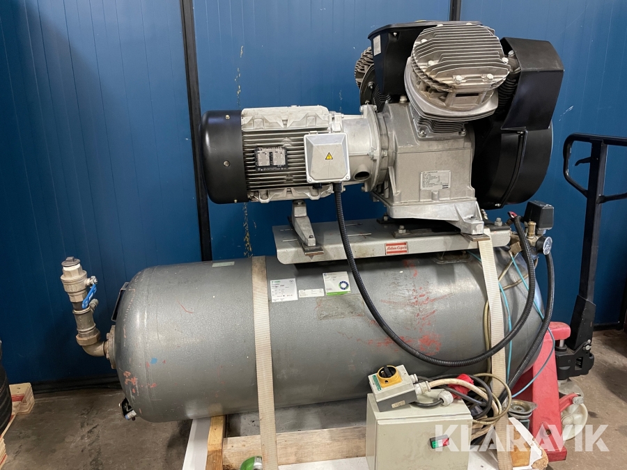 Kompressor Atlas Copco LE11, Sunne, Klaravik auktioner