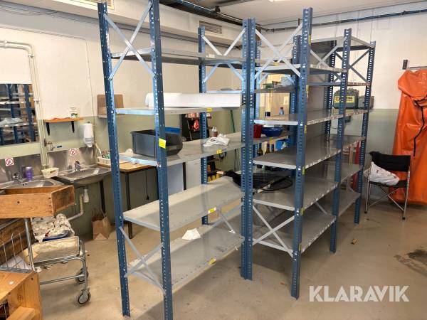 Lagerhyllor 1x2 och 1x3 sektioner