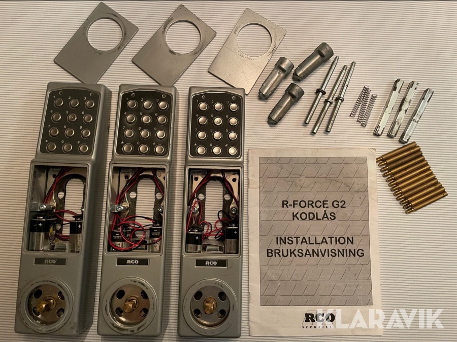 Kodlås RCO R-Force G2 3st