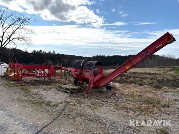 Vedmaskin Kone 1X42 Green Speed med hydrauliskt stockbord