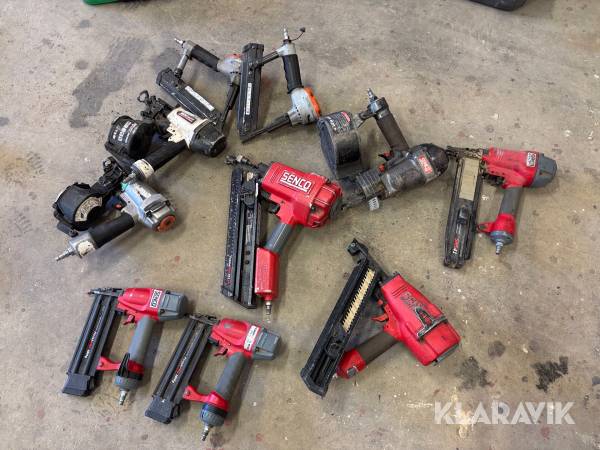 Paket med spikpistoler Senco / Paslode / Aerfast