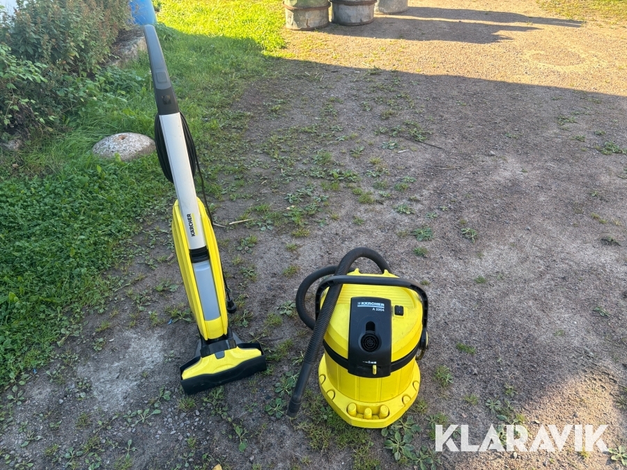 Grovdammsugare och Skurmaskin Kärcher 2st