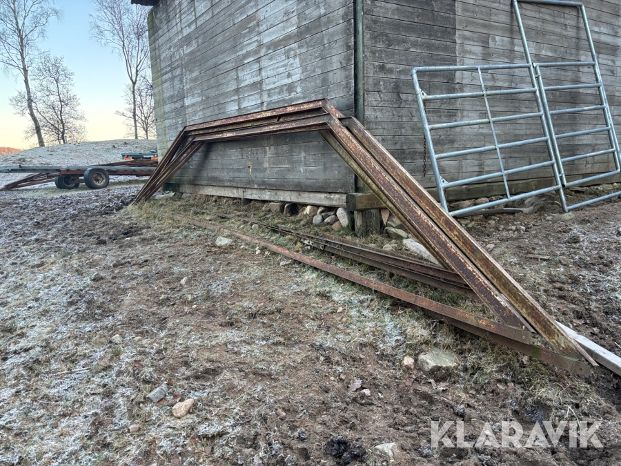 Takstolar stål 6 st