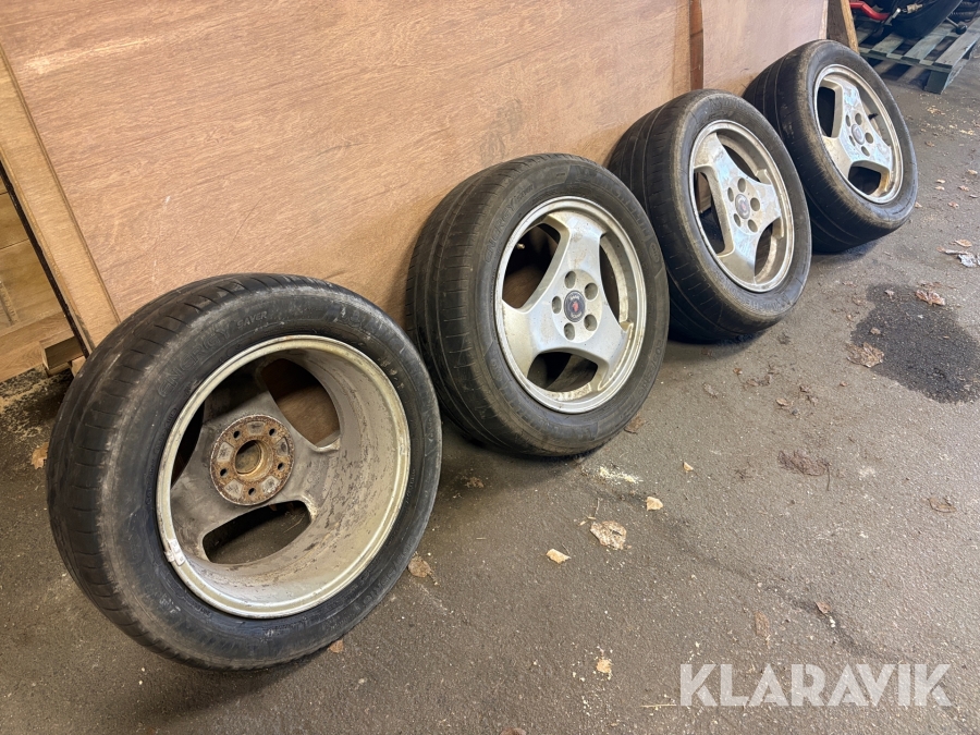 Däck med Saab fälgar 205/55R16 4 st