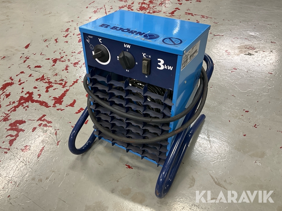 Byggfläkt El-Björn VF 3 3 kW, 3-fas