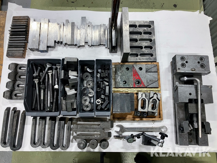 Parti med Skruvstycke och uppspänning för fräsning Gerardi