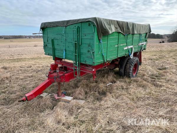 Spannmålsvagn med tipp och kapell