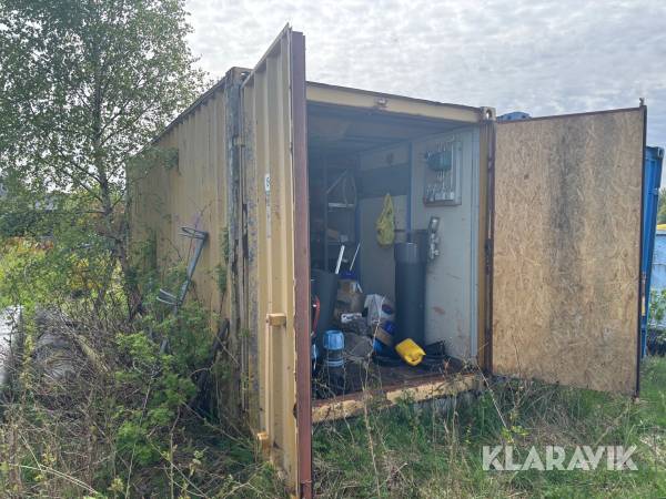 Container med Rördelar