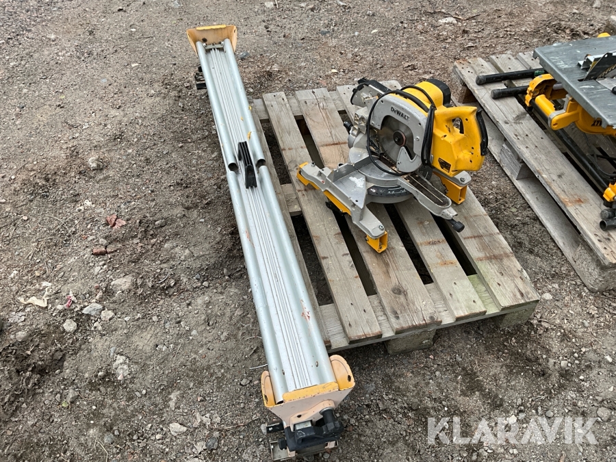 Kap & gersåg Dewalt DW707 med bord