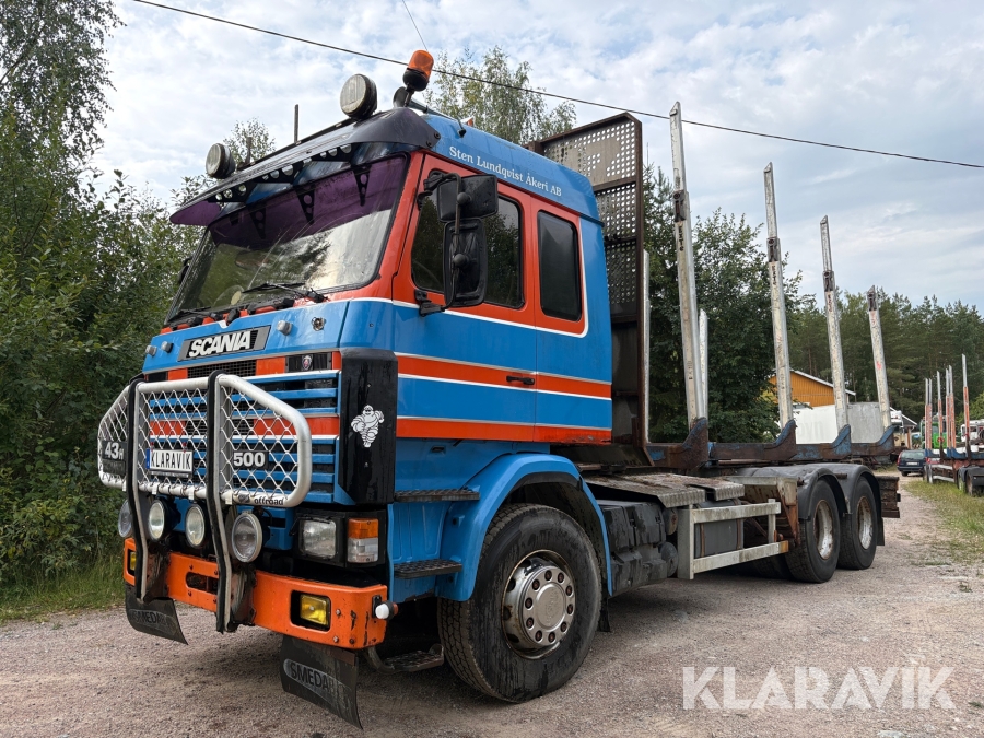 Timmerbil Scania 143H 500 edc