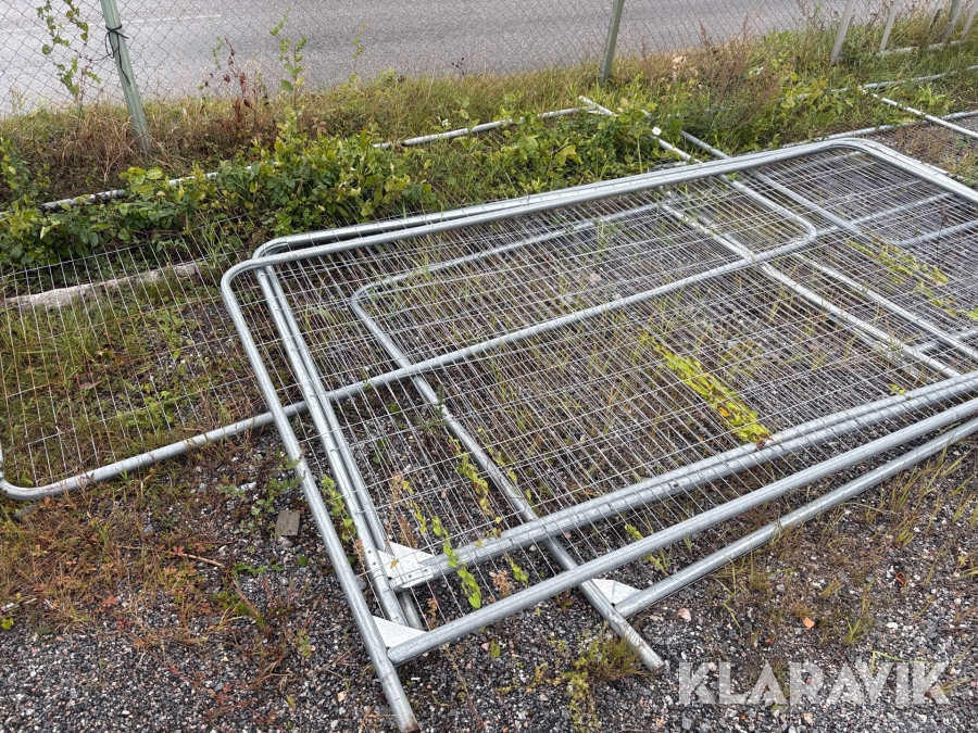 Stängsel 8st med fötter och kopplingar
