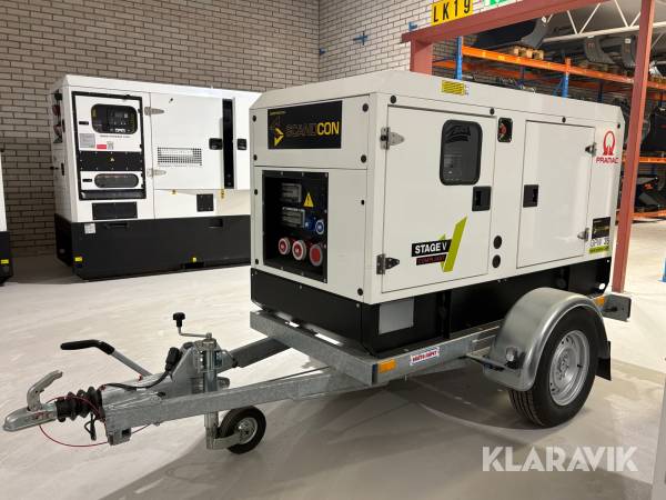Elverk på kärra Pramac GWP35Y