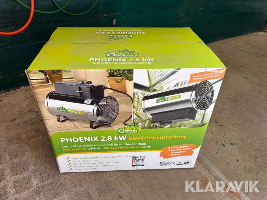 Värmefläkt Pheonix 2,8 kW