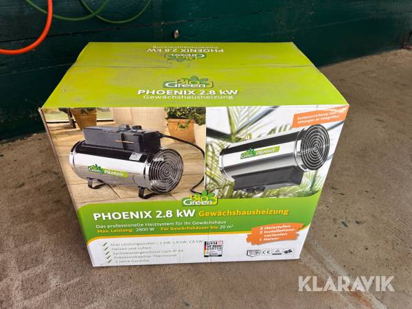 Värmefläkt Pheonix 2,8 kW