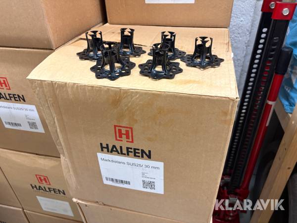 Markdistanser Halfen SUS25/30mm - 1200st
