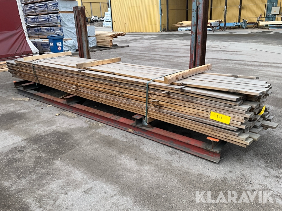 Virkespaket impregnerad trall B-kvalite 28x120 520 Löpmeter