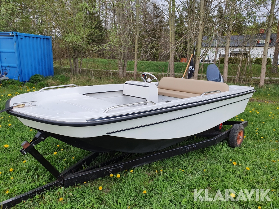 Båt med motor & trailer Trifoil & Yamaha 50 hk 70