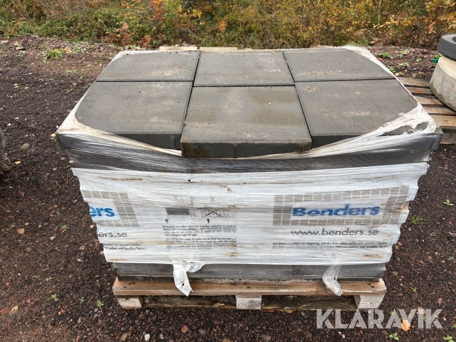 Plattor Benders 345x345x50 mm 1 st pall (84 st)